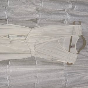 White spring gypsy dress